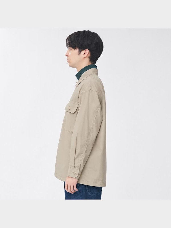 ミリタリーオーバーサイズシャツ(長袖)OSB+X