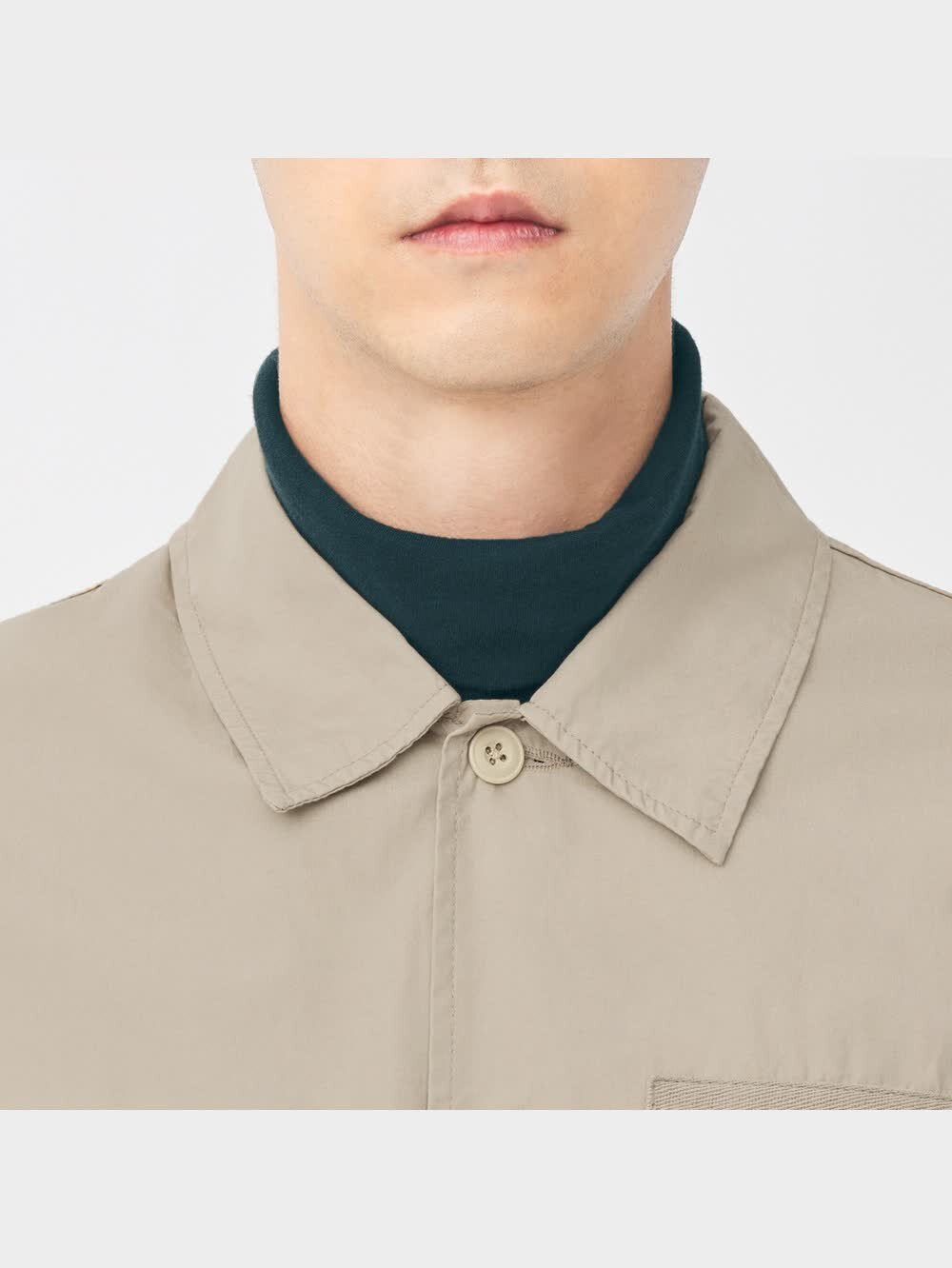 GU公式 | ミリタリーオーバーサイズシャツ(長袖)OSB+X