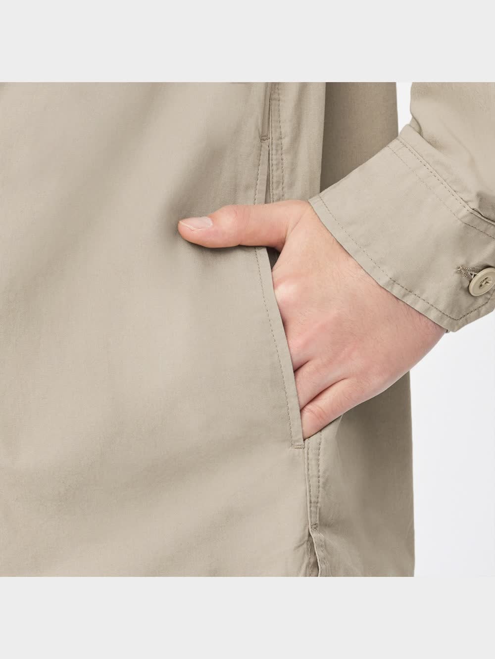 GU公式 | ミリタリーオーバーサイズシャツ(長袖)OSB+X