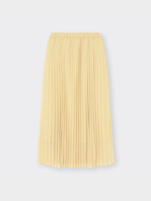 プリーツロングスカート