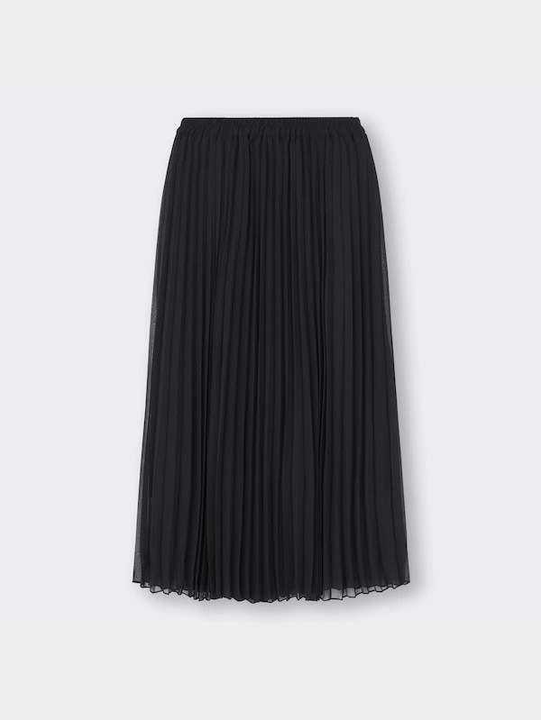 プリーツロングスカート