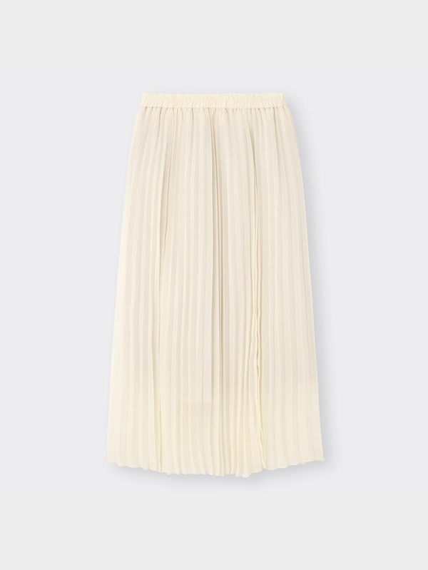 プリーツロングスカート