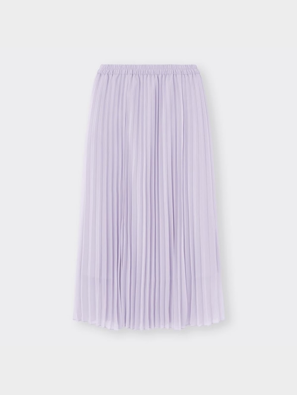 プリーツロングスカート