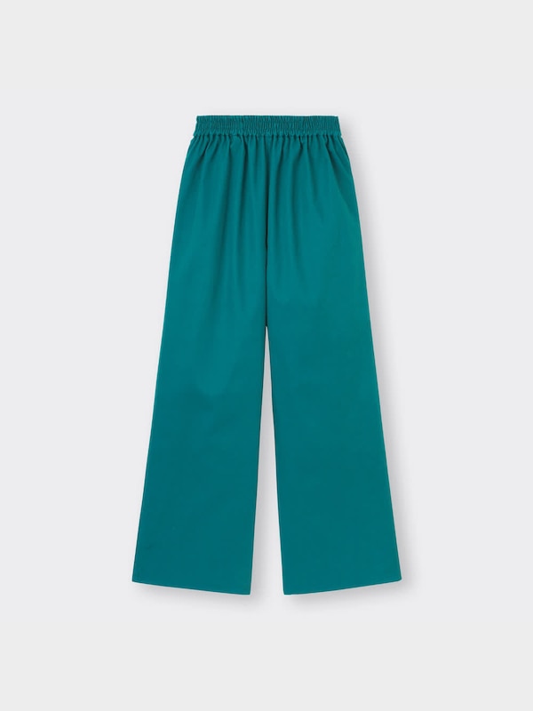 チノウエストボタンワイドパンツQ