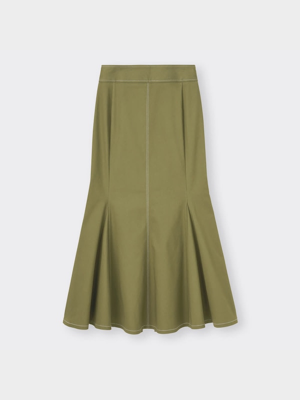 ステッチマーメイドロングスカートQ