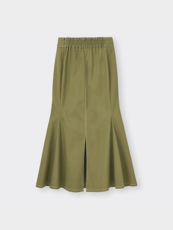 ステッチマーメイドロングスカートQ