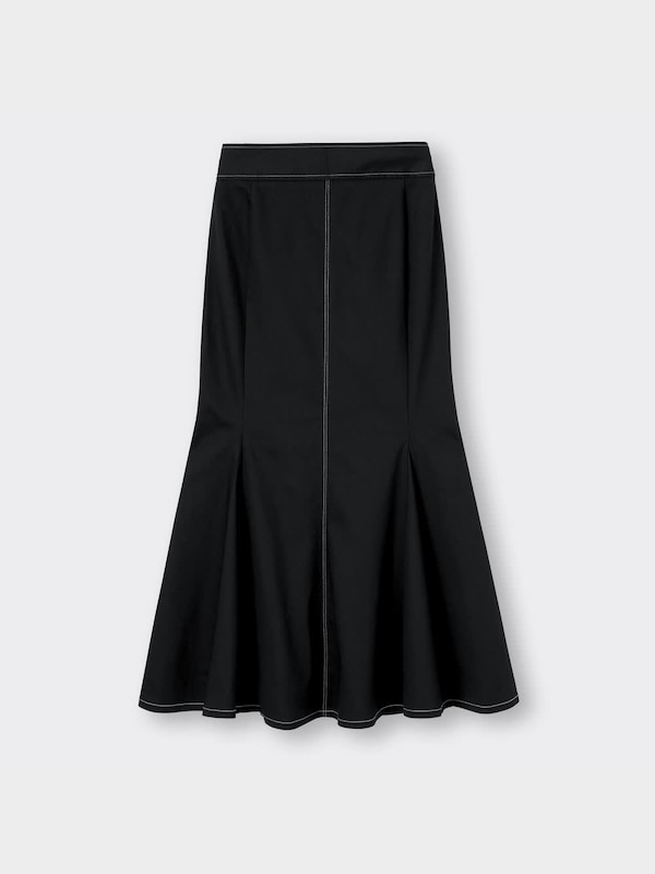 ステッチマーメイドロングスカートQ