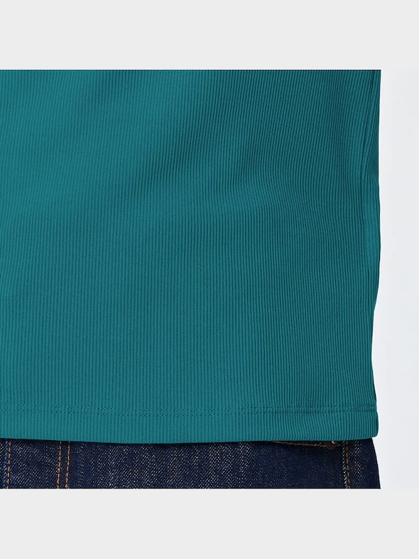 リブハイネックT(長袖)Q+E