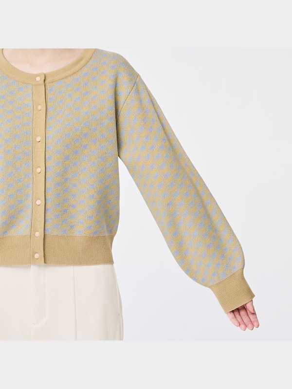 チドリジャカードカーディガン(長袖)Q