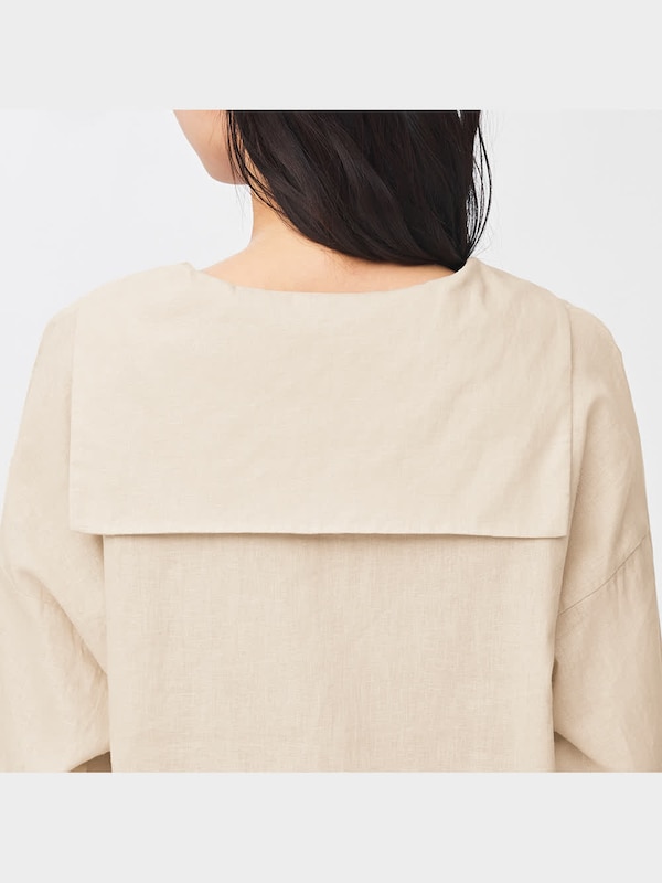 リネンブレンドセーラーシャツ(長袖)RS+E