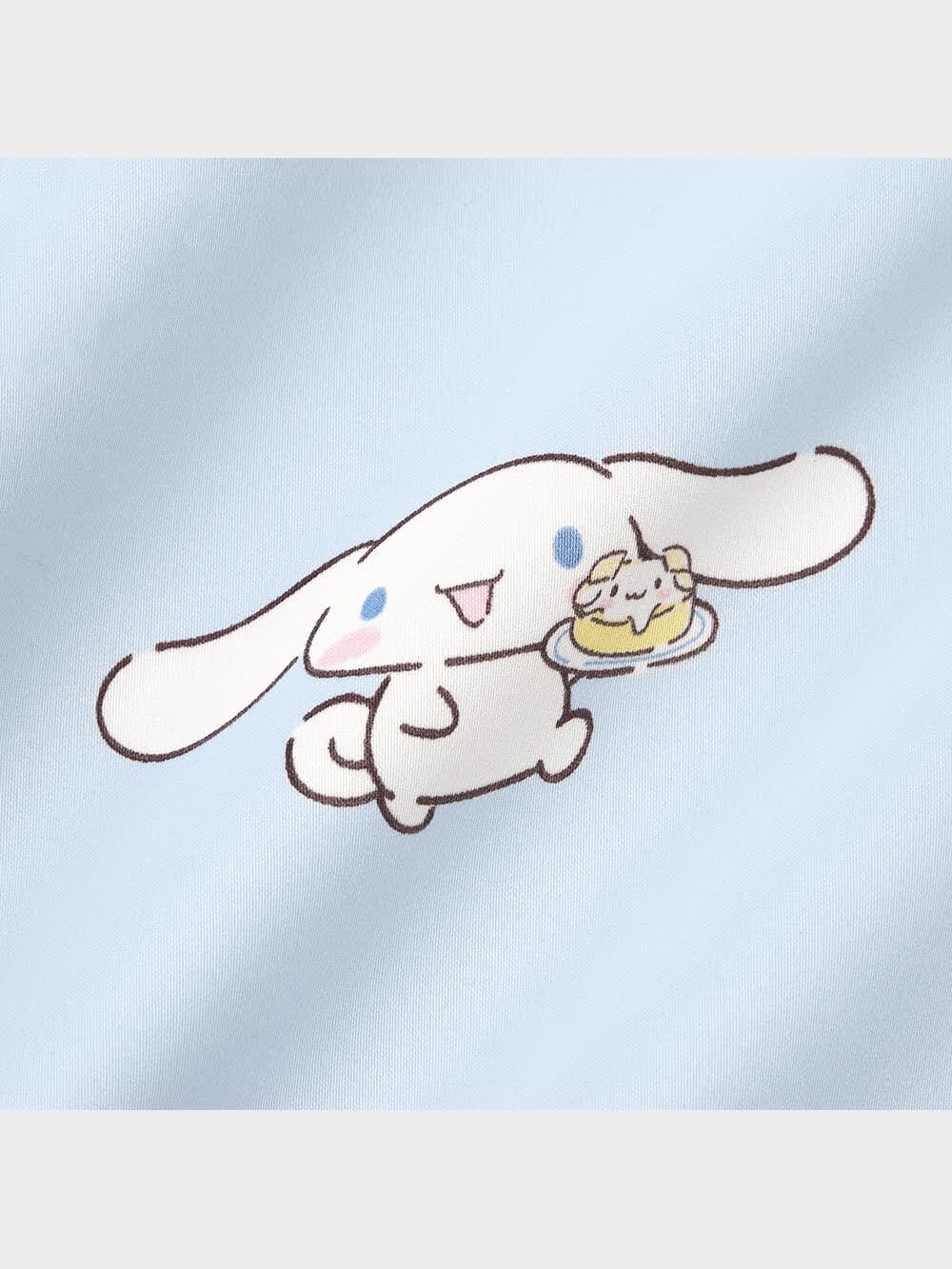 新品 M/サンリオ サテンパジャマ(長袖)ネイビー・クロミちゃん