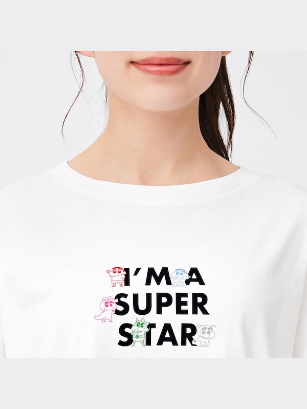 オーバーサイズグラフィックT(5分袖) CRAYON SHINCHAN 1