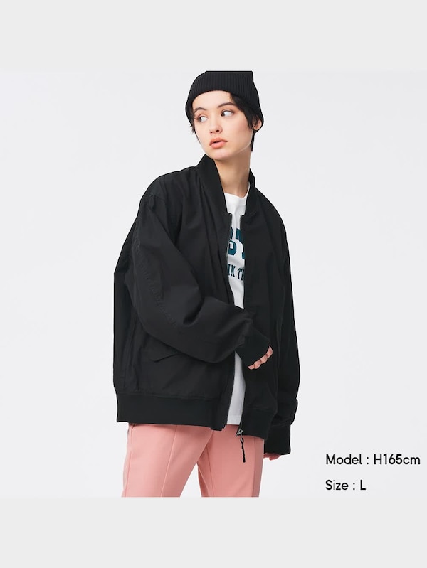 コットンリラックスフィットMA-1ブルゾン