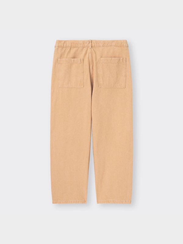 カラーカーブタックパンツ(セットアップ可能)