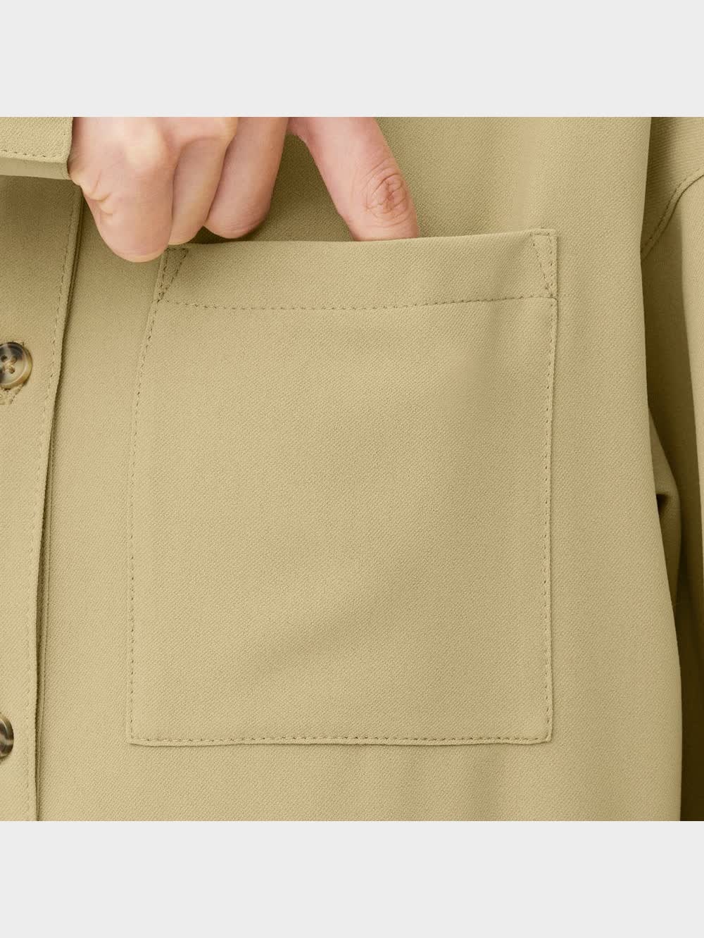 GU公式 | フロントボタンワンピース(長袖)YG+X