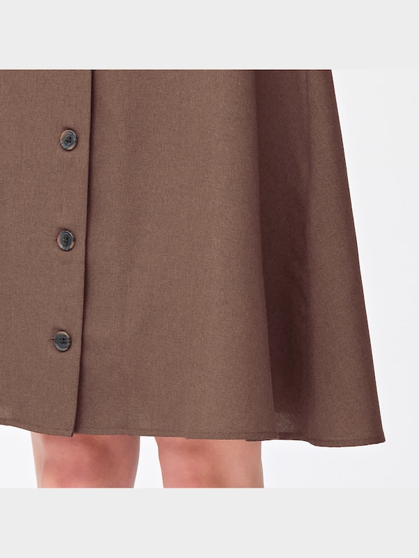 フロントボタンミニワンピース(5分袖)YG+X