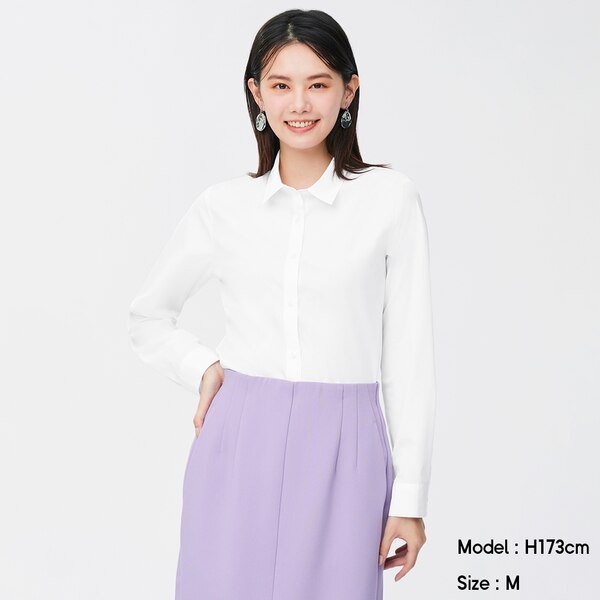 レギュラーシャツ(長袖)Z+X-OFF WHITE
