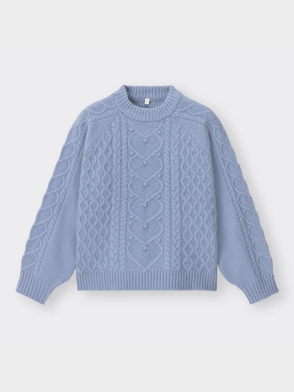 ゆか　0308 GU公式 | GIRLSケーブルセーター(長袖)