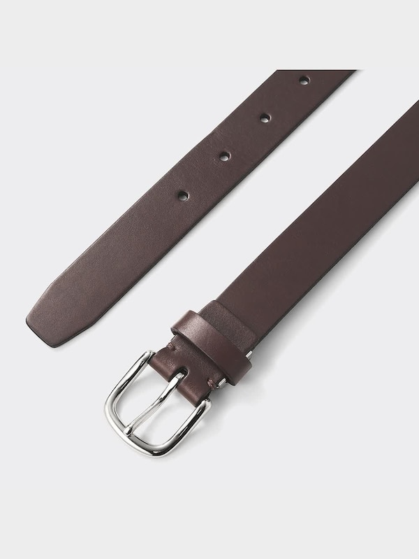 ベジタブルタンドレザーノーステッチベルト(アジャスタブル)