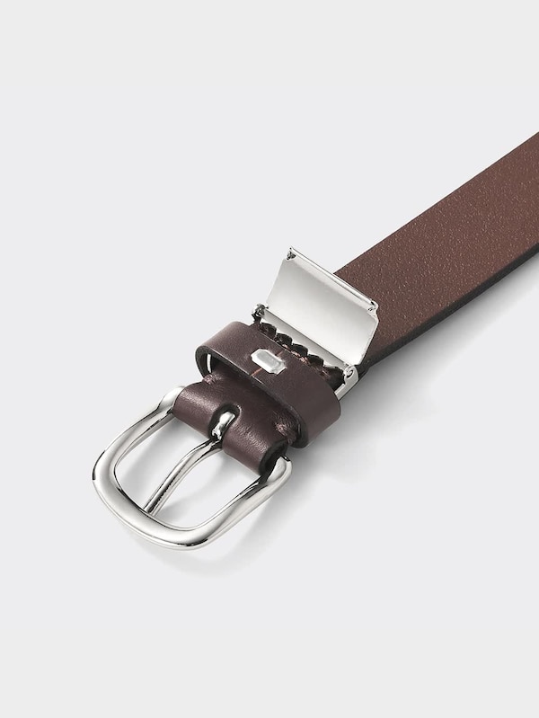 ベジタブルタンドレザーノーステッチベルト(アジャスタブル)