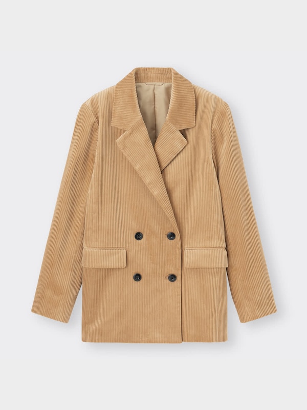 コーデュロイダブルブレストジャケットOSC+EC