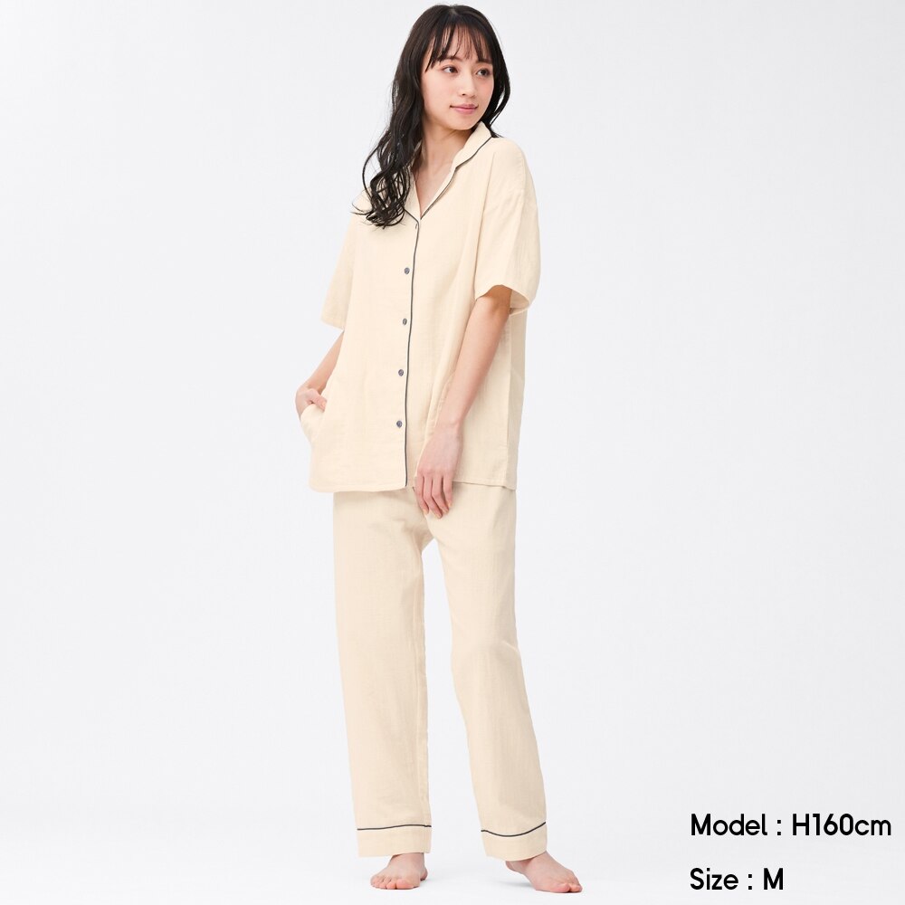 （GU）オーガニックコットンパジャマ(半袖&ロングパンツ)OSA+ECのサムネイル