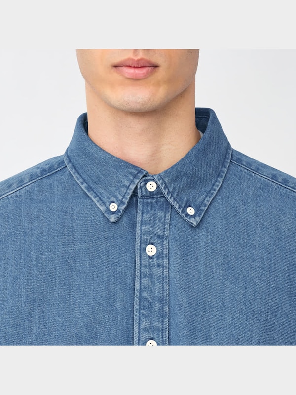 デニムオーバーサイズシャツ(長袖)NT+E