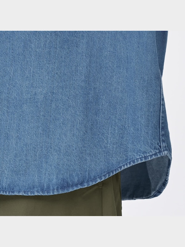 デニムオーバーサイズシャツ(長袖)NT+E