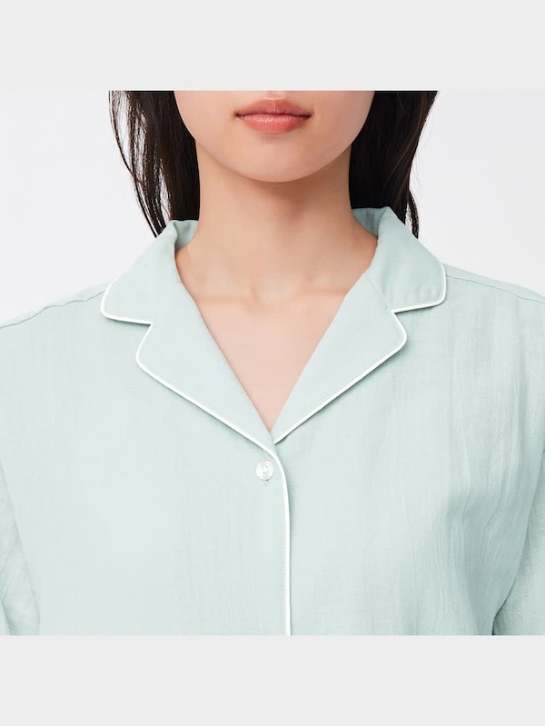 オーガニックコットンパジャマワンピース(長袖)+X