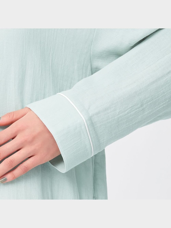 オーガニックコットンパジャマワンピース(長袖)+X