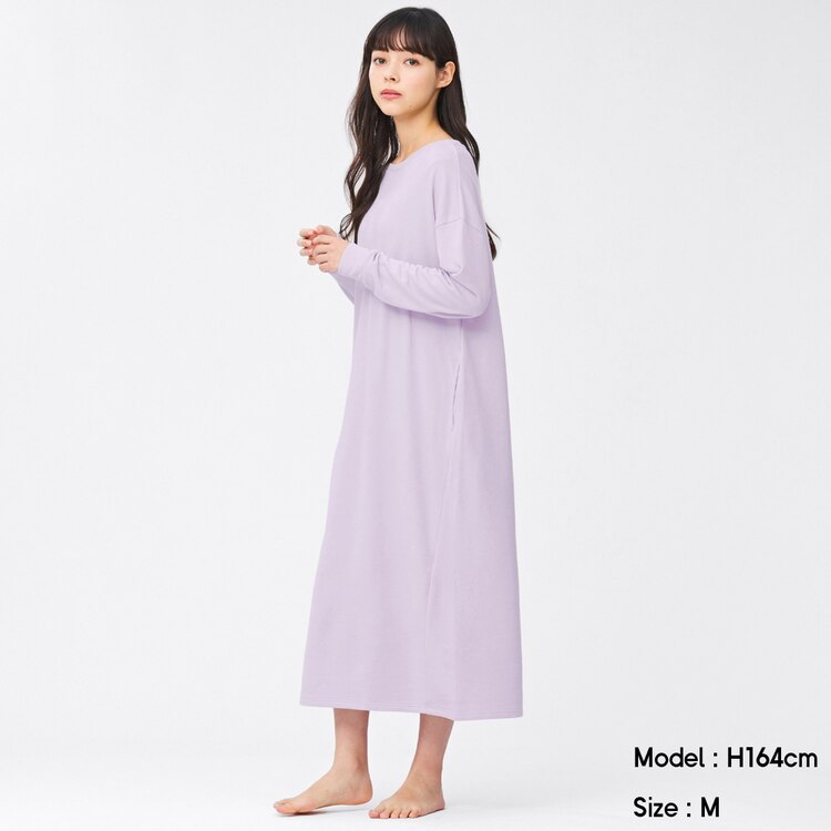 Gu公式 ソフトスウェットラウンジワンピース 長袖 X ファッション通販サイト