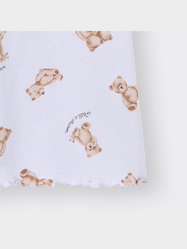 GIRLSラウンジセット(半袖&ショートパンツ)(テディベア)