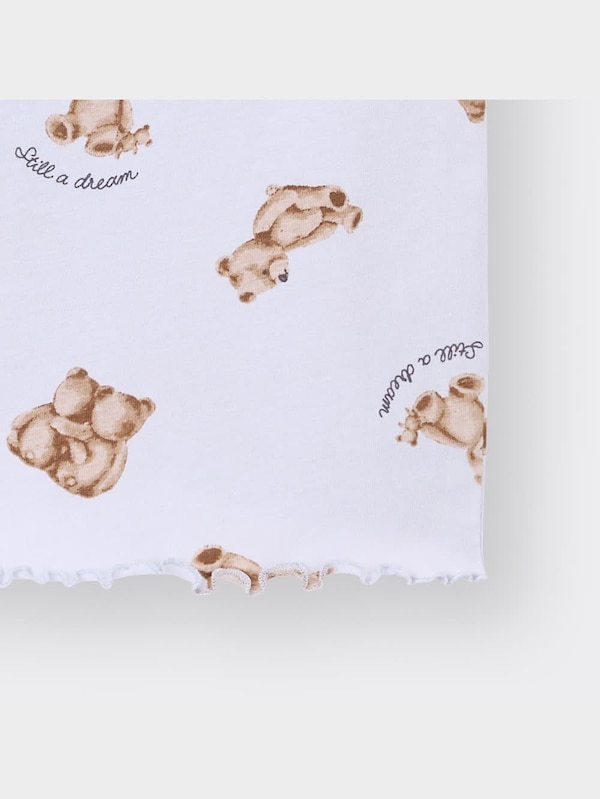 GIRLSラウンジセット(半袖&ショートパンツ)(テディベア)