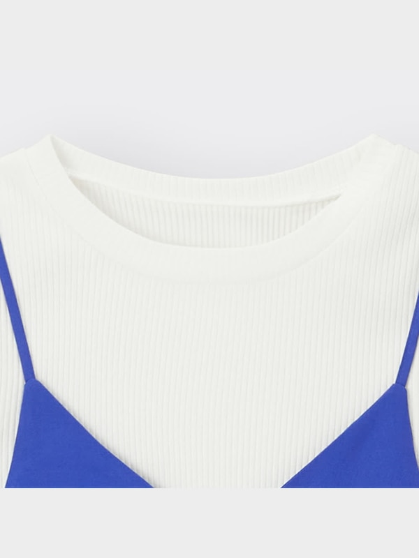 GIRLSシングルティアードキャミソールセットワンピース(半袖)