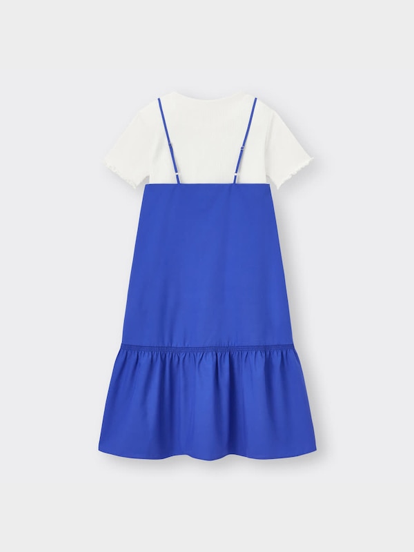 GIRLSシングルティアードキャミソールセットワンピース(半袖)