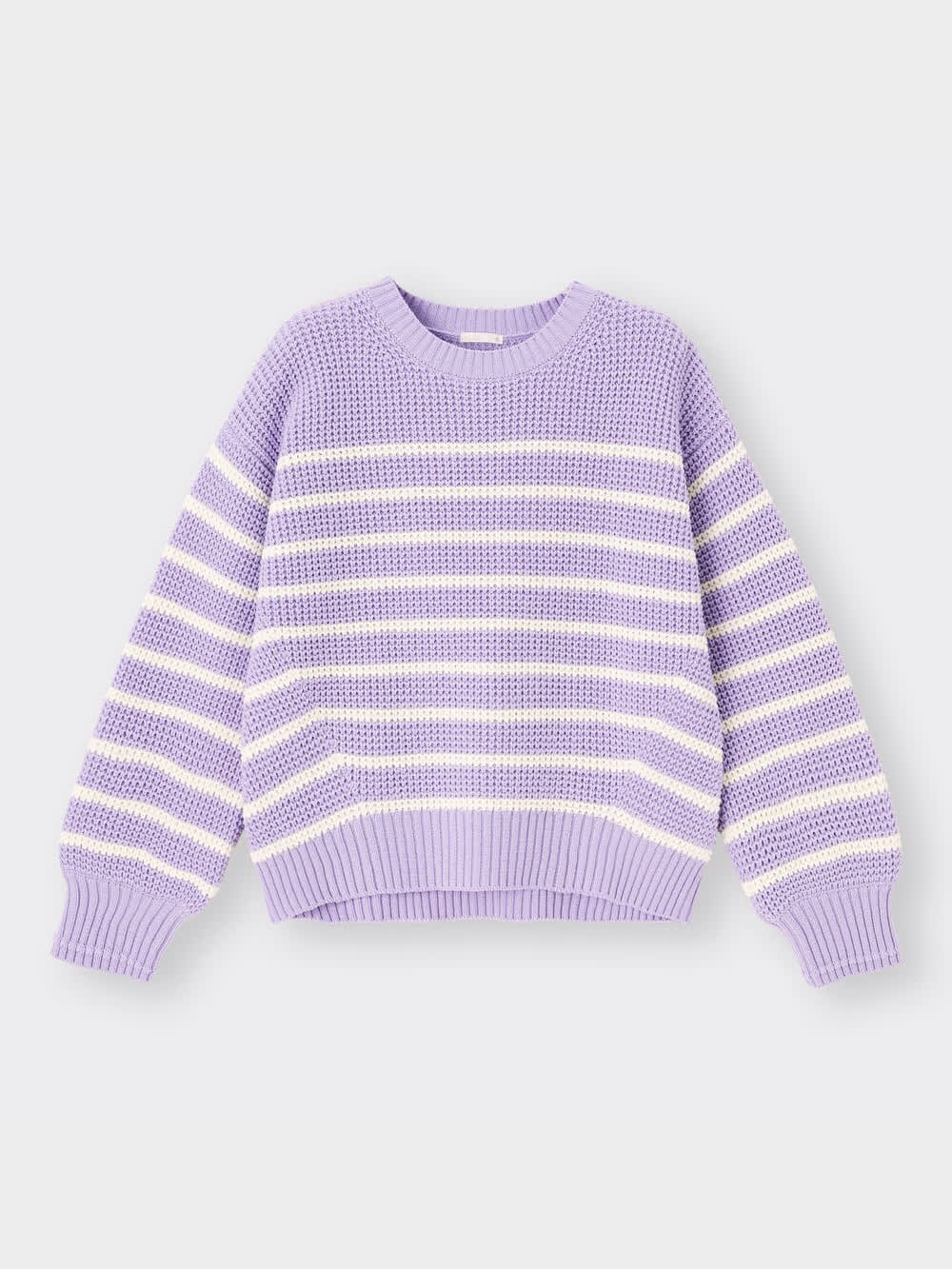 専用商品 GU公式 | コットンブレンドワッフルボーダーセーター(長袖)
