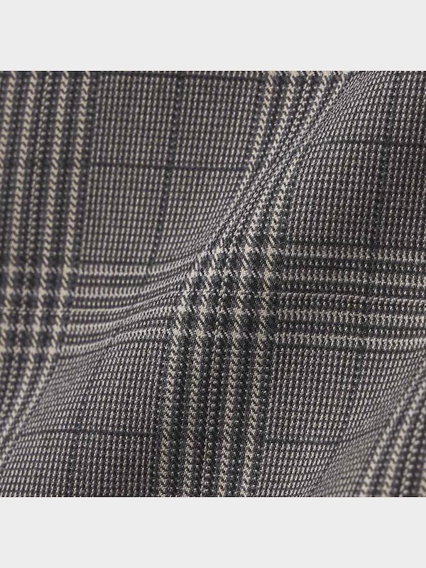 テーラードダブルブレストジャケット(チェック)(セットアップ可能)