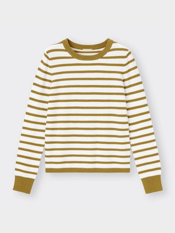 タックステッチボーダーセーター(長袖)RS+E