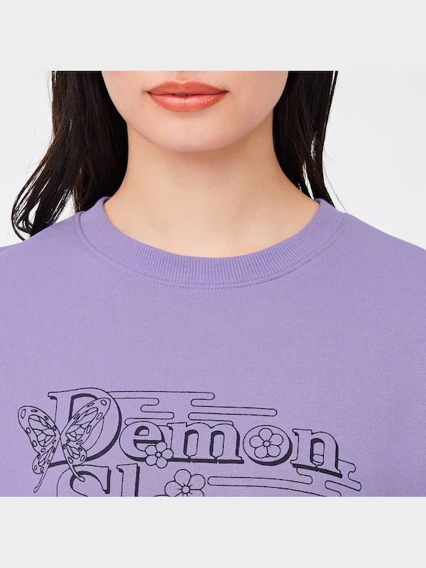 オーバーサイズスウェットプルオーバー(長袖)2 Demon Slayer