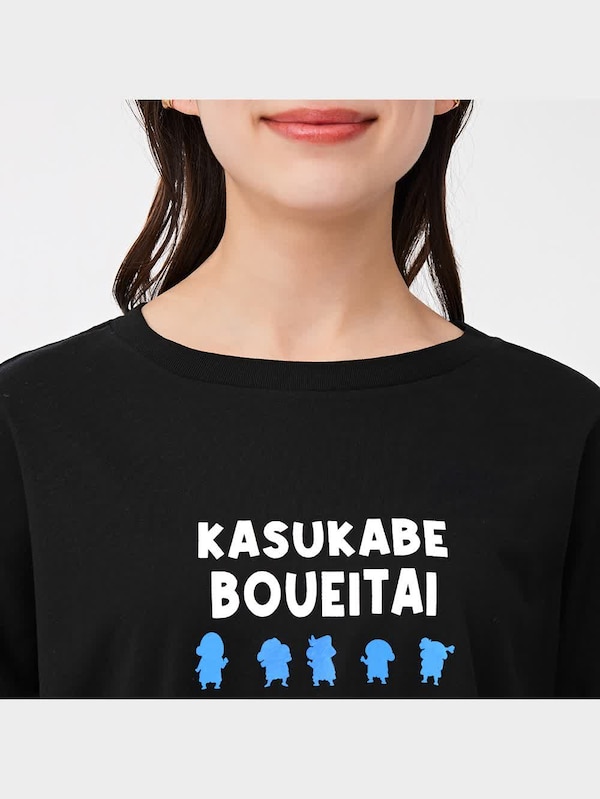 オーバーサイズグラフィックT(5分袖) CRAYON SHINCHAN 3