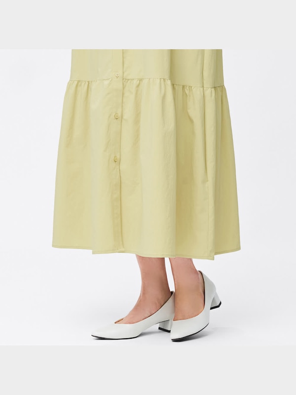 ティアードシャツワンピース(7分袖)OSA+EC