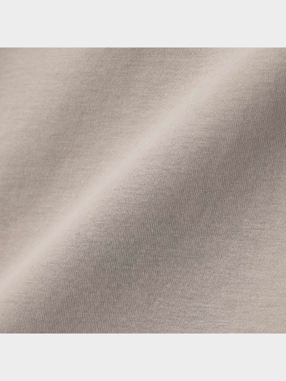 GU公式 | マーセライズドラウンドヘムチュニックT(5分袖)