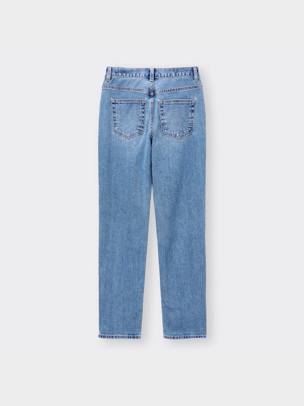 スリムテーパードアンクルジーンズ+EC(丈長め73cm)