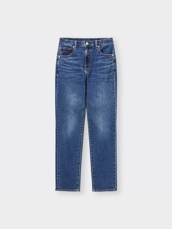 スリムテーパードアンクルジーンズ+EC(丈長め73cm)