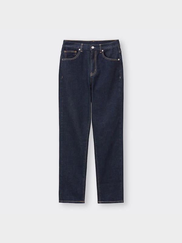 スリムテーパードアンクルジーンズ+EC(丈長め73cm)