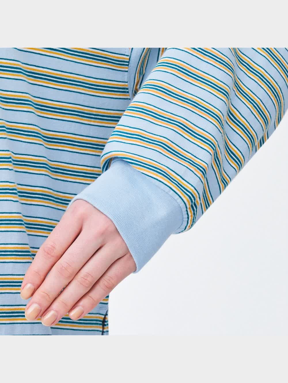 GU公式 | マルチボーダーT(長袖)NT+E