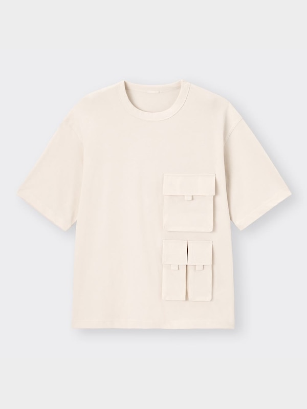 マルチポケットビッグT(5分袖)NT+X