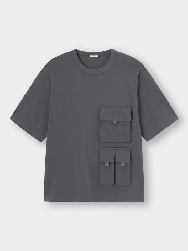 マルチポケットビッグT(5分袖)NT+X