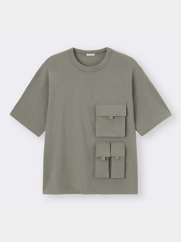 マルチポケットビッグT(5分袖)NT+X