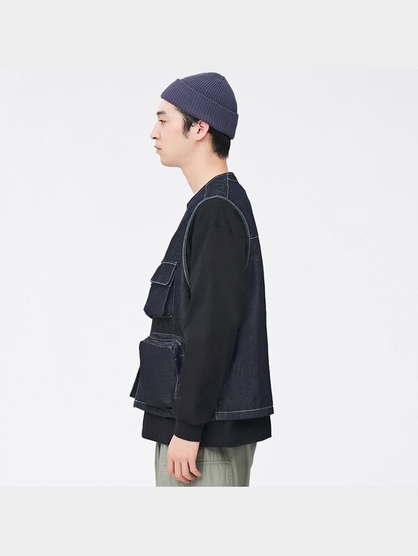 デニムユーティリティベストOSB+EC